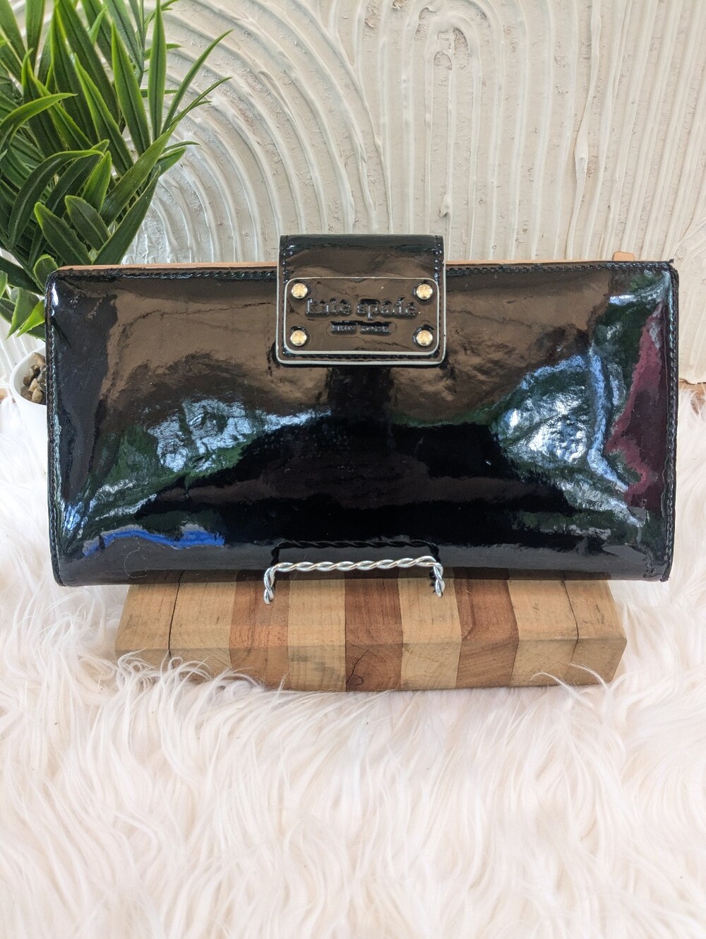 Kate Spade Long Patent Leather Clutch